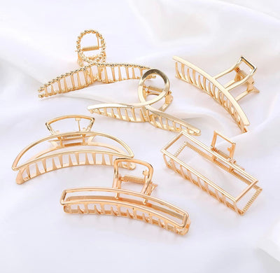 Gold Metal Clips - Bina's Boutique